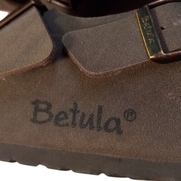 Birkenstock Betula L6 M4 37 Double Strap Open Toe Sandals Slingback Shoes Buckle - Picture 12 of 12